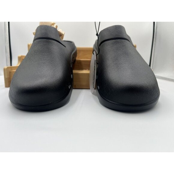 OOFOS OOCLOOG BLACK UNISEX CLOGS MULES SLIP ONS SHOES US WOMENS SZ 8 MENS 6 - Picture 4 of 10